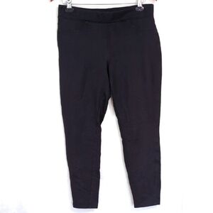 Hue Black Stretch Pull-On Jeggings Size Large